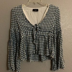 Gingham blouse